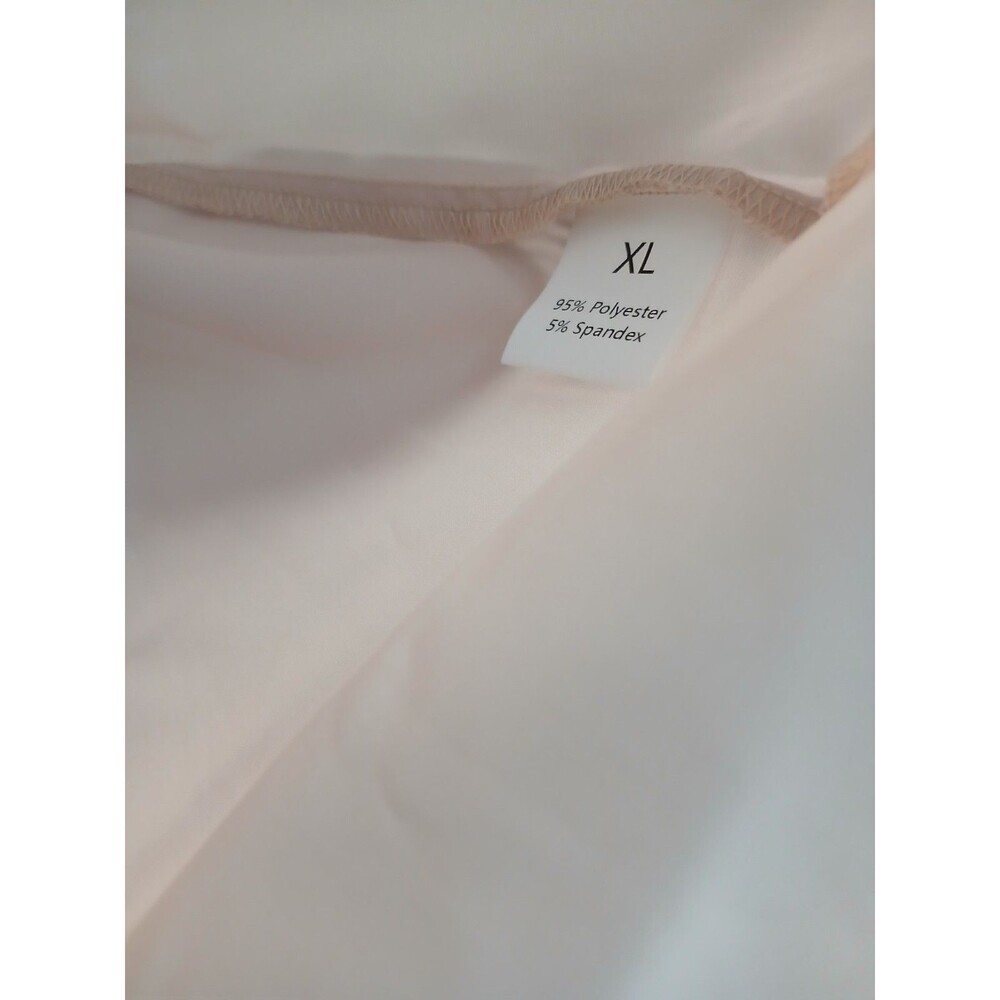 Dokotoo Blush Pink Blouse Size XL NWT Long Sleeve V Neck Casual Work Top - Picture 5 of 5